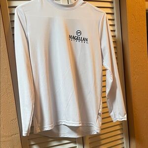 Magellan Outdoors Classic White Long Sleeve Tee